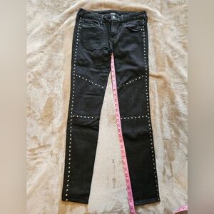 A.N.A. Black Studded Jeans size 4